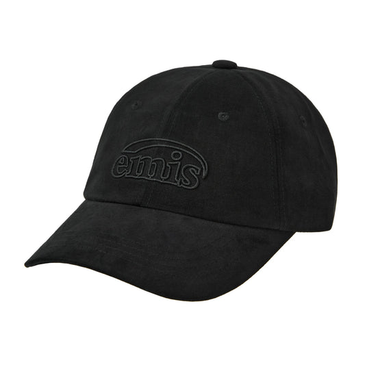 COTTON BRUSHED BALL CAP-BLACK