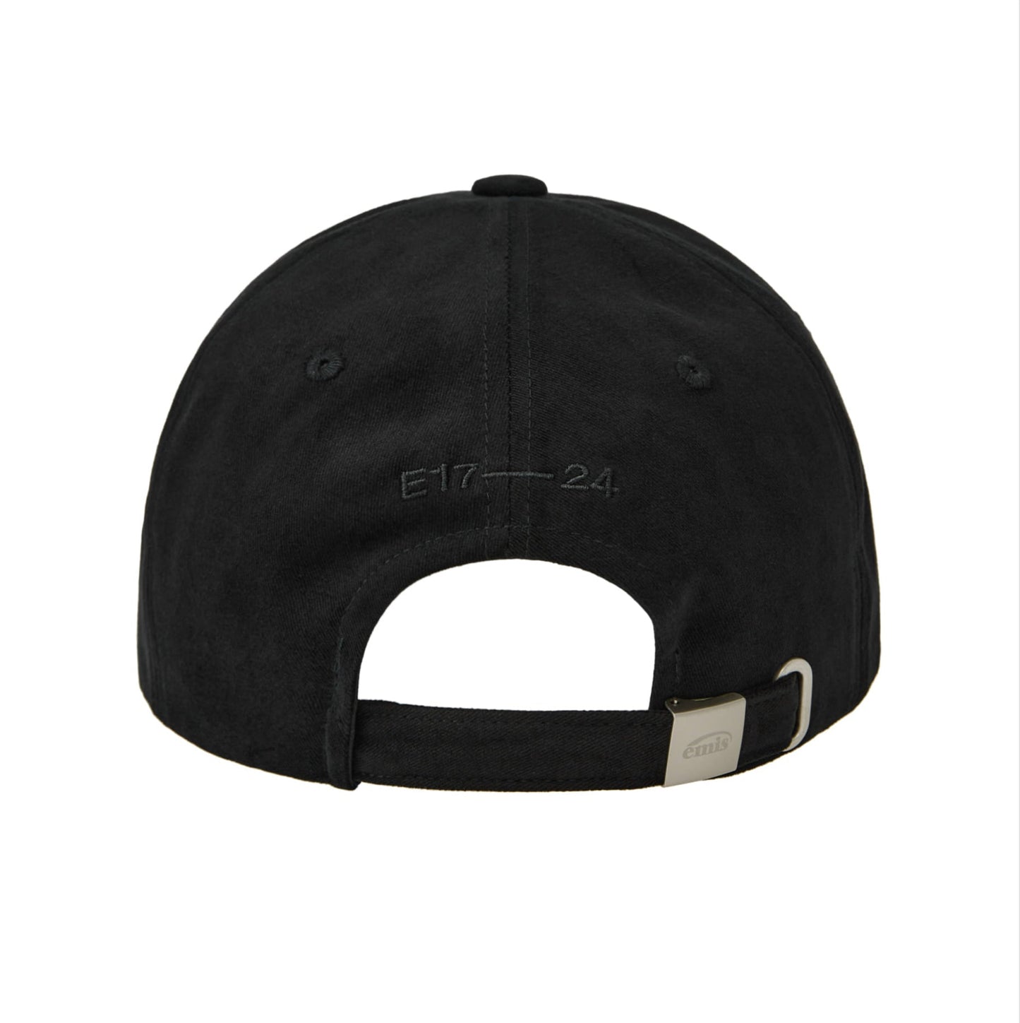 COTTON BRUSHED BALL CAP-BLACK