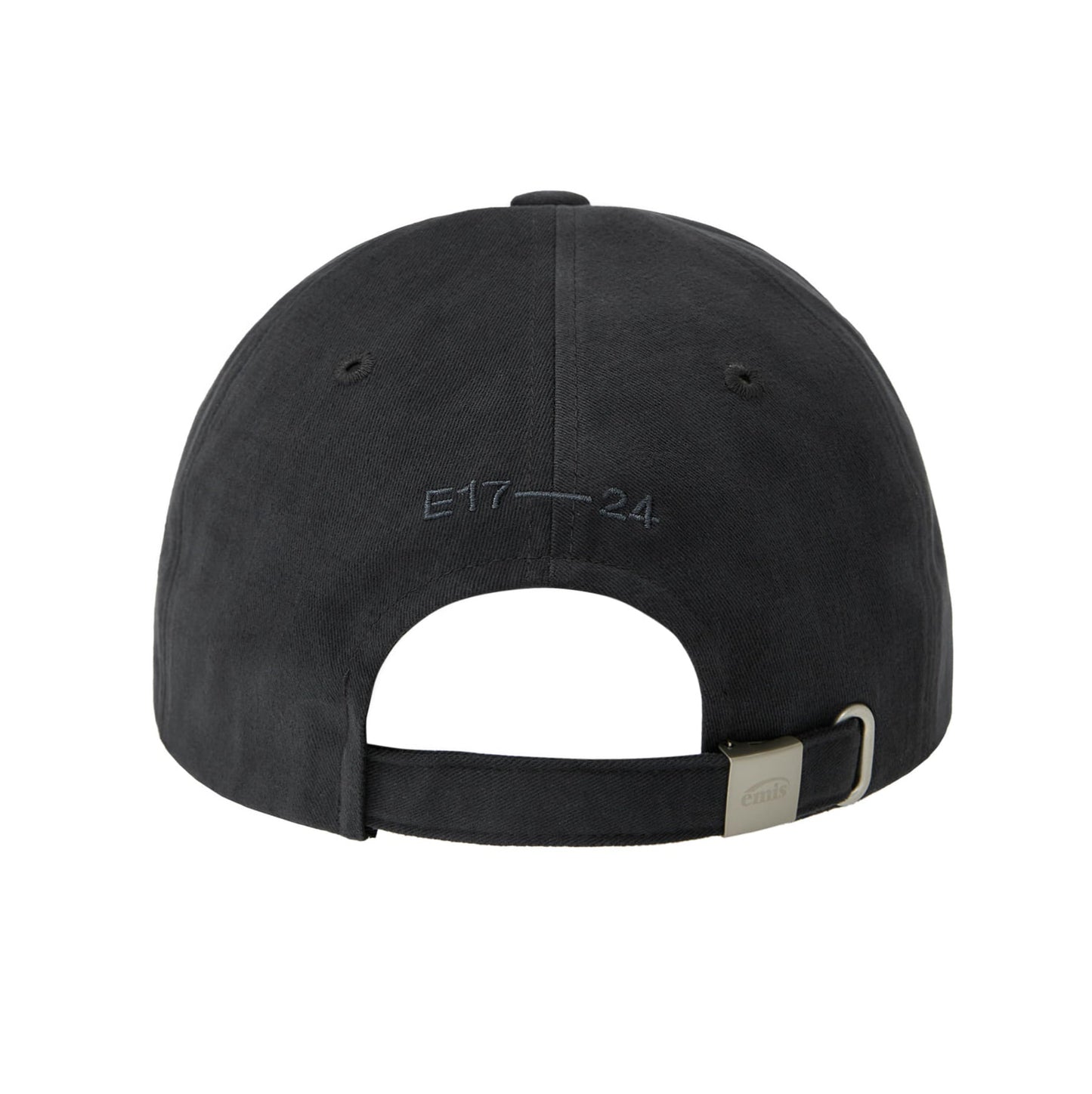 COTTON BRUSHED BALL CAP-CHARCOAL