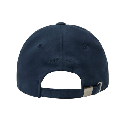 COTTON BRUSHED BALL CAP-NAVY
