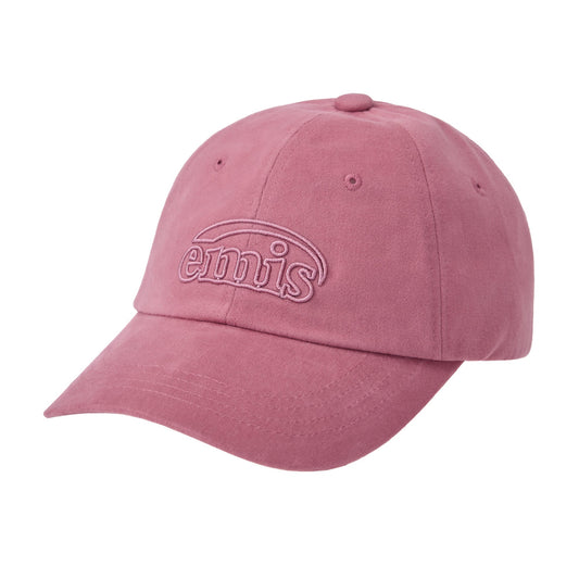 COTTON BRUSHED BALL CAP-PINK