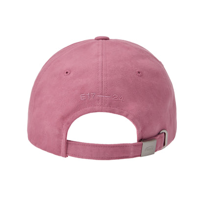 COTTON BRUSHED BALL CAP-PINK