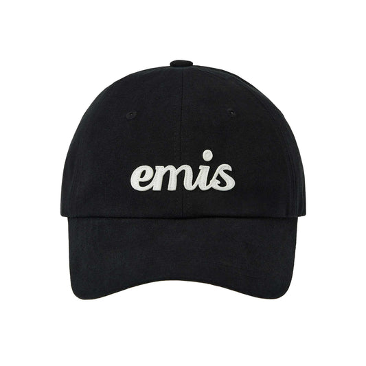 APPLIQUE BALL CAP-BLACK