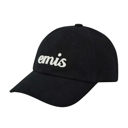 APPLIQUE BALL CAP-BLACK