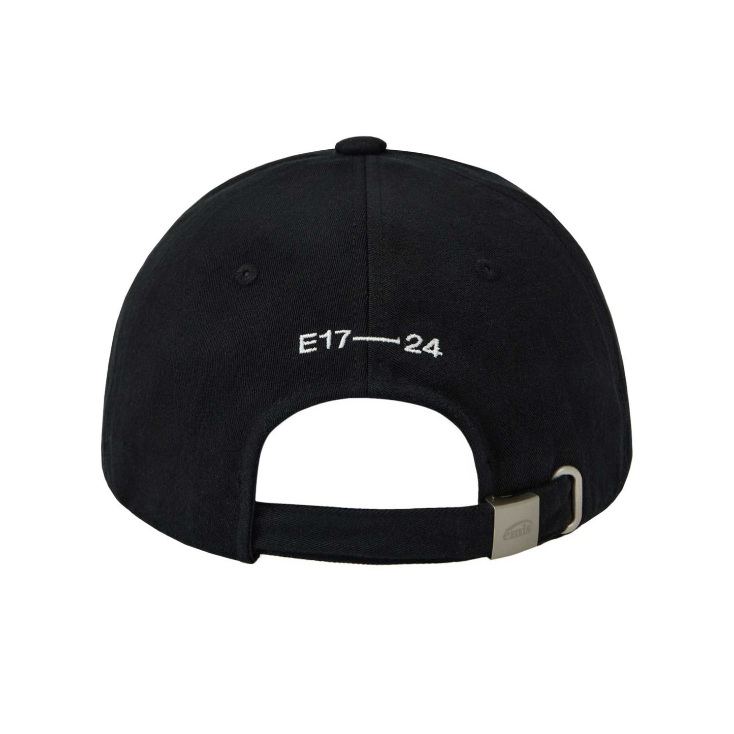 APPLIQUE BALL CAP-BLACK