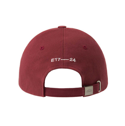 TWILL CAPITAL LOGO BALL CAP-BRICK