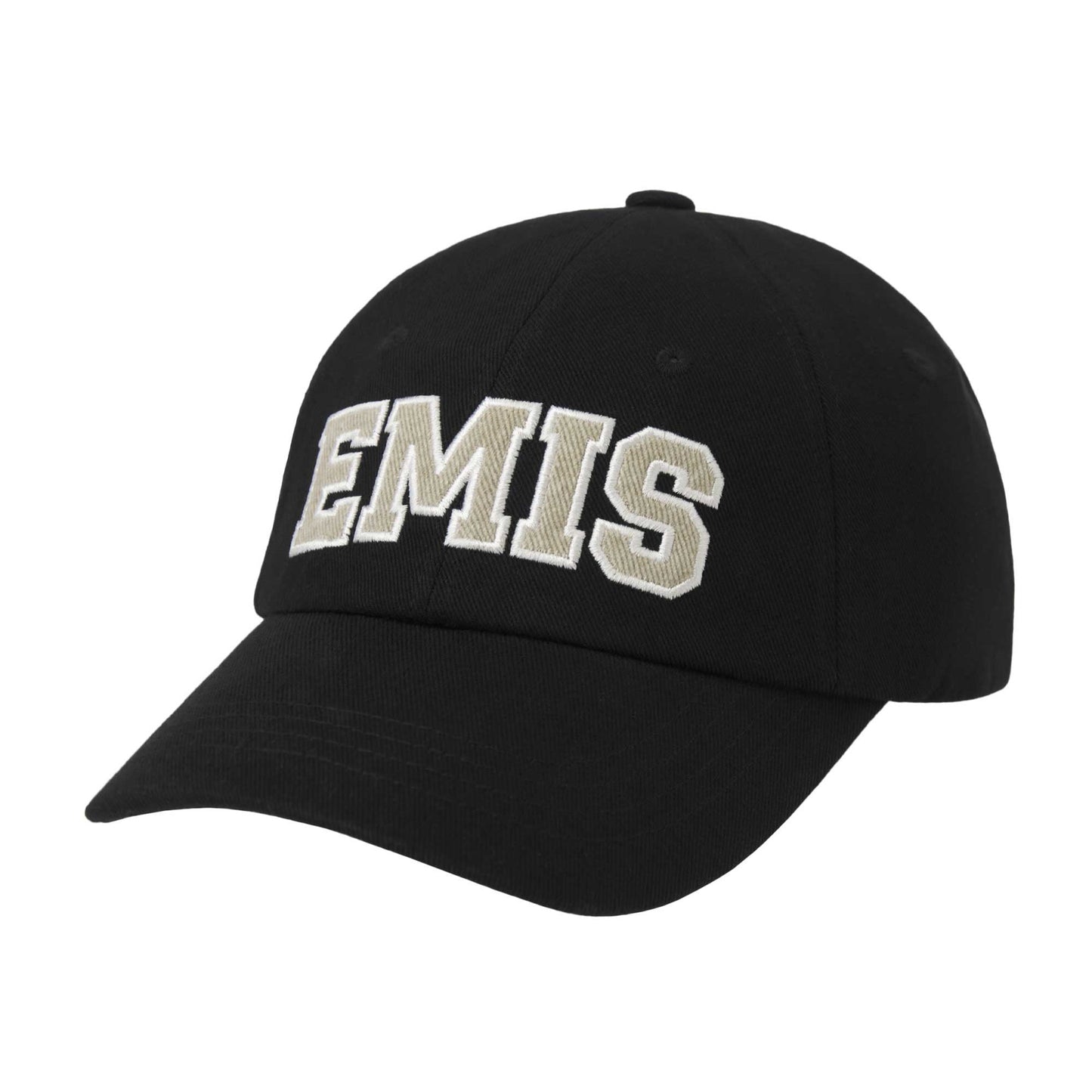 TWILL CAPITAL LOGO BALL CAP-BLACK