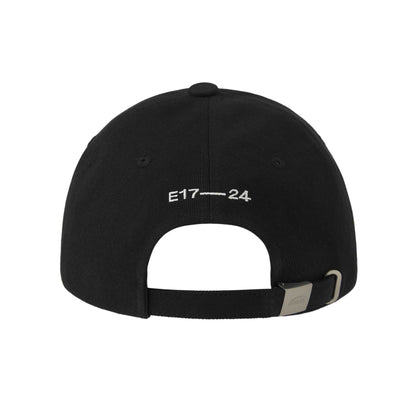 TWILL CAPITAL LOGO BALL CAP-BLACK