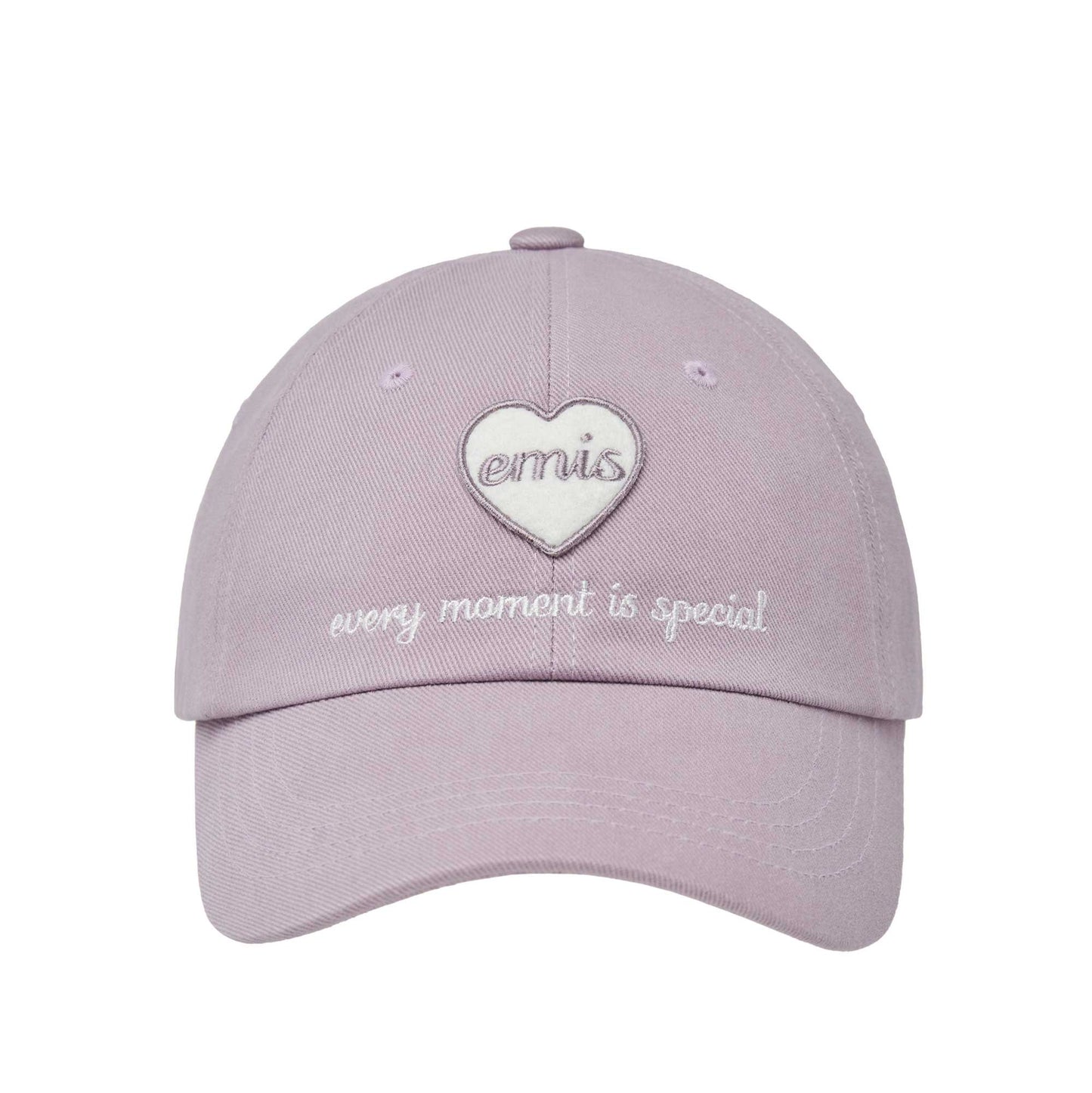 HEART WAPPEN BALL CAP-PURPLE