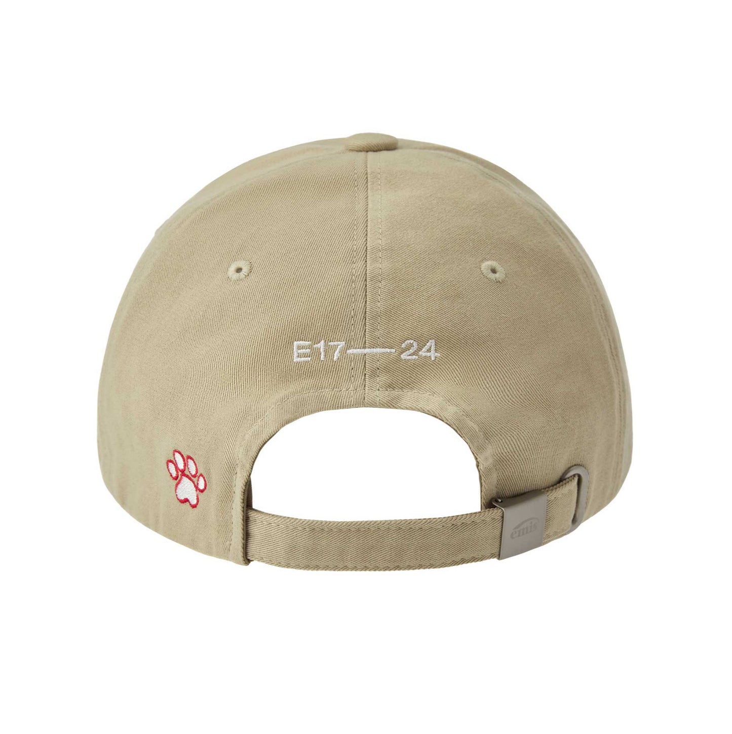 FOOT PRINT WAPPEN BALL CAP-BEIGE