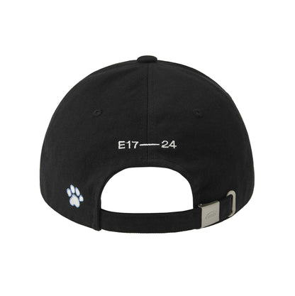 FOOT PRINT WAPPEN BALL CAP-BLACK