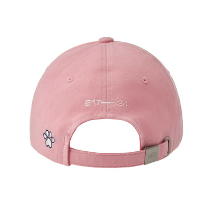 FOOT PRINT WAPPEN BALL CAP-PINK
