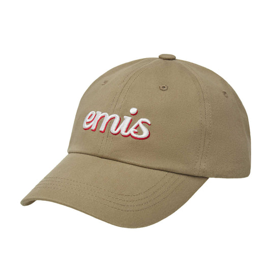LAYERED LOGO BALL CAP-BEIGE