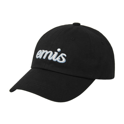 LAYERED LOGO BALL CAP-BLACK