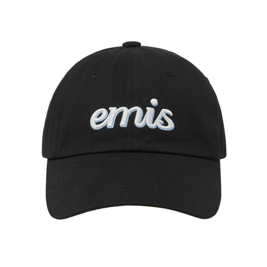 LAYERED LOGO BALL CAP-BLACK