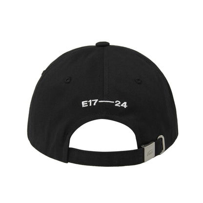 LAYERED LOGO BALL CAP-BLACK