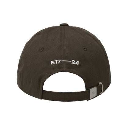 LAYERED LOGO BALL CAP-BROWN