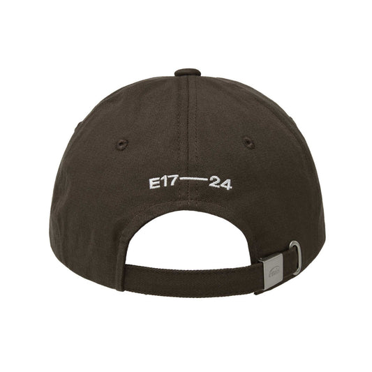 LAYERED LOGO BALL CAP-BROWN