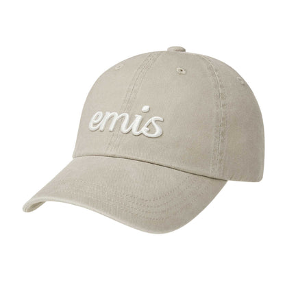VINTAGE PIGMENT BALL CAP-BEIGE