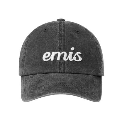 VINTAGE PIGMENT BALL CAP-BLACK