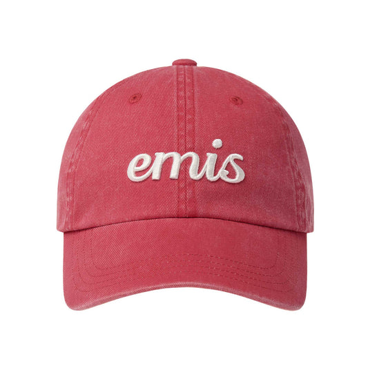 VINTAGE PIGMENT BALL CAP-RED