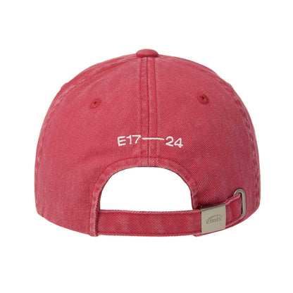 VINTAGE PIGMENT BALL CAP-RED