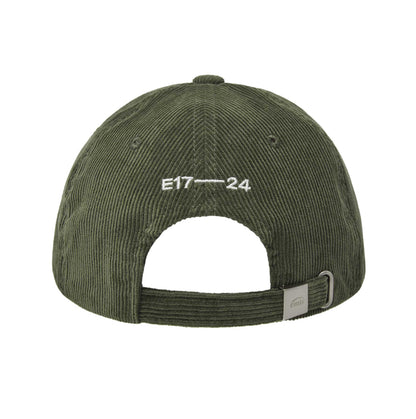 APPLIQUE CORDUROY BALL CAP-KHAKI
