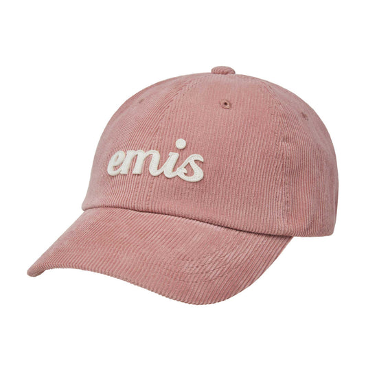 APPLIQUE CORDUROY BALL CAP-PINK