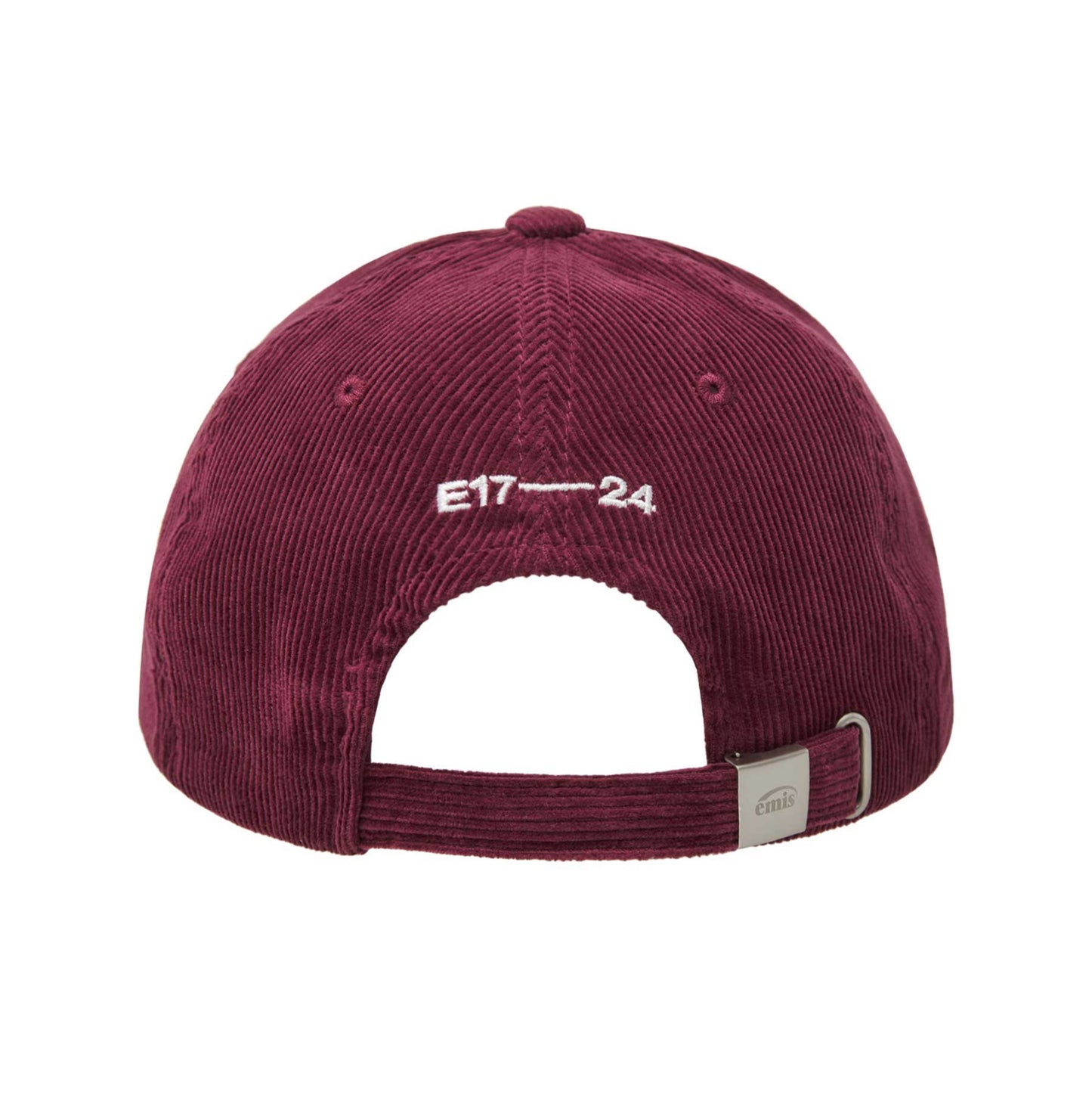 APPLIQUE CORDUROY BALL CAP-WINE