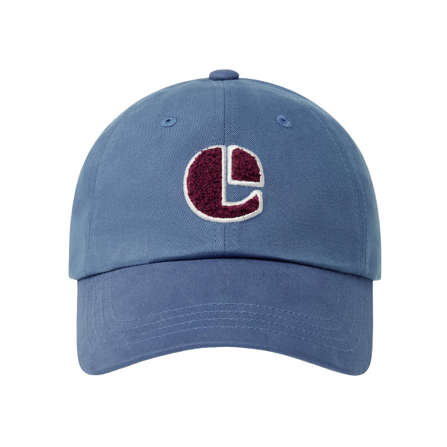 BOUCLE VINTAGE LOGO BALL CAP-BLUE