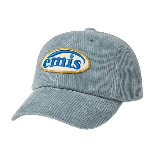CORDUROY WAPPEN BALL CAP (RENEWAL)-ASH BLUE