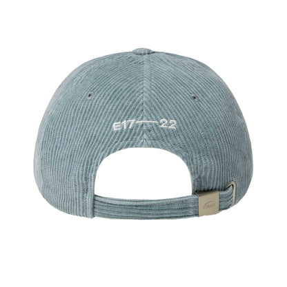CORDUROY WAPPEN BALL CAP (RENEWAL)-ASH BLUE