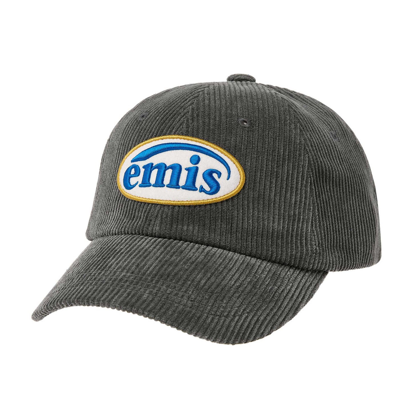 CORDUROY WAPPEN BALL CAP (RENEWAL)-CHARCOAL