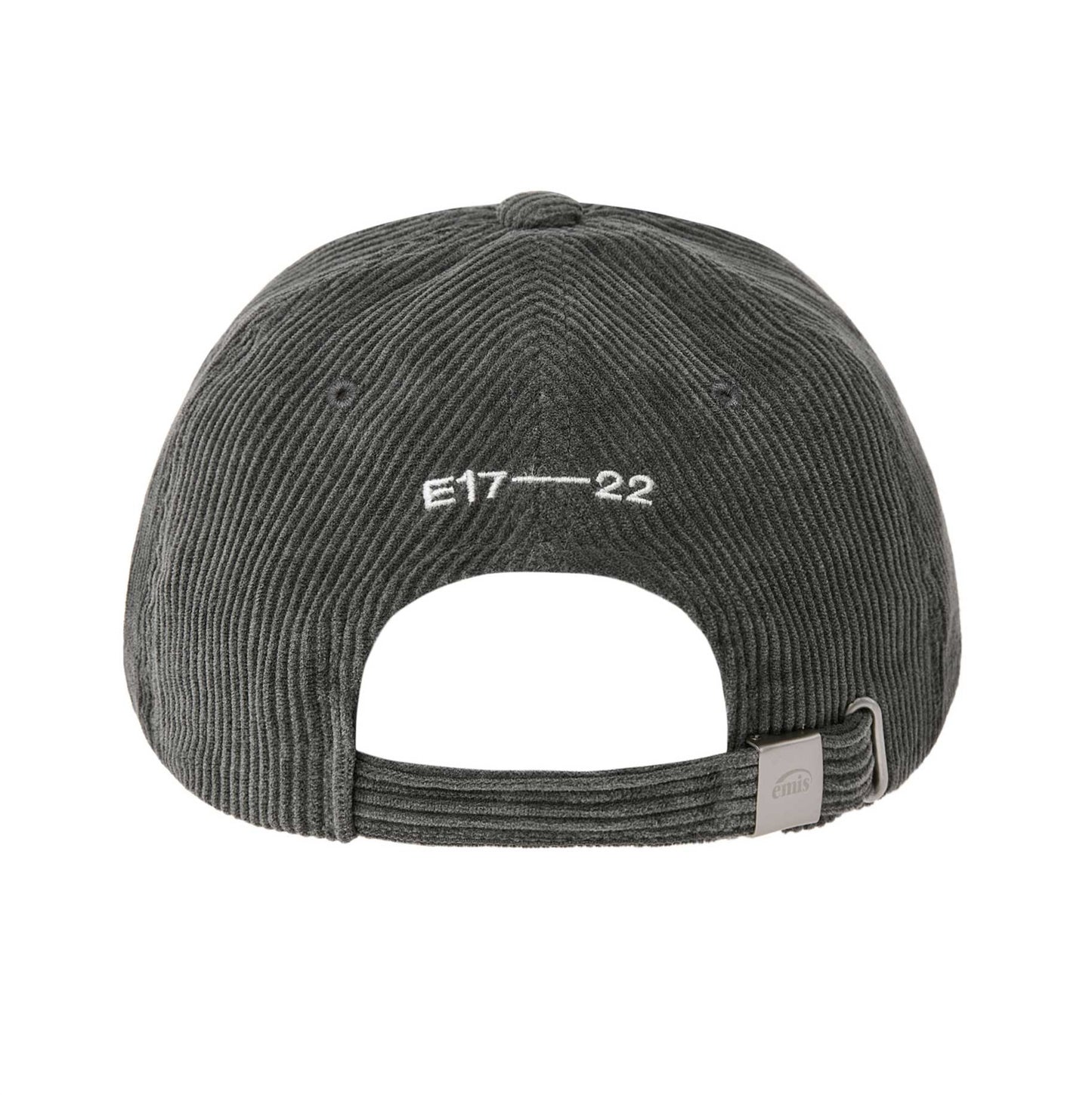 CORDUROY WAPPEN BALL CAP (RENEWAL)-CHARCOAL