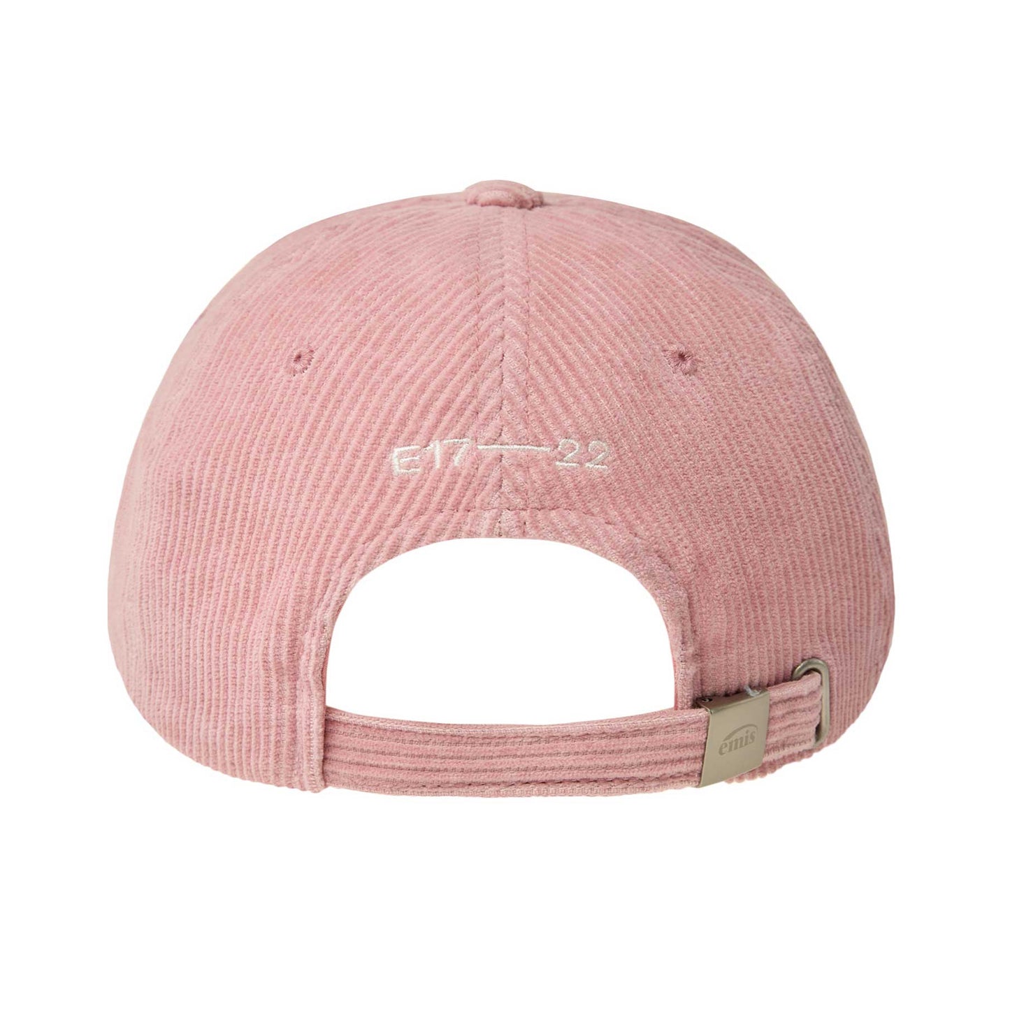 CORDUROY WAPPEN BALL CAP (RENEWAL)-PINK