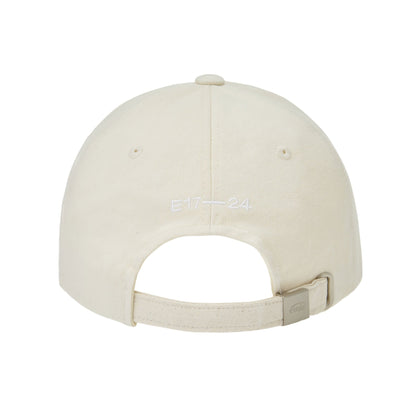 BEIGE TRIMMING BALL CAP-CREAM