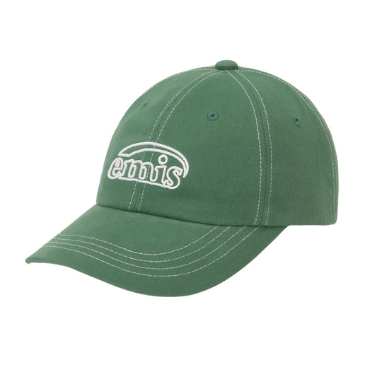 WHITE STITCH BALL CAP-GREEN