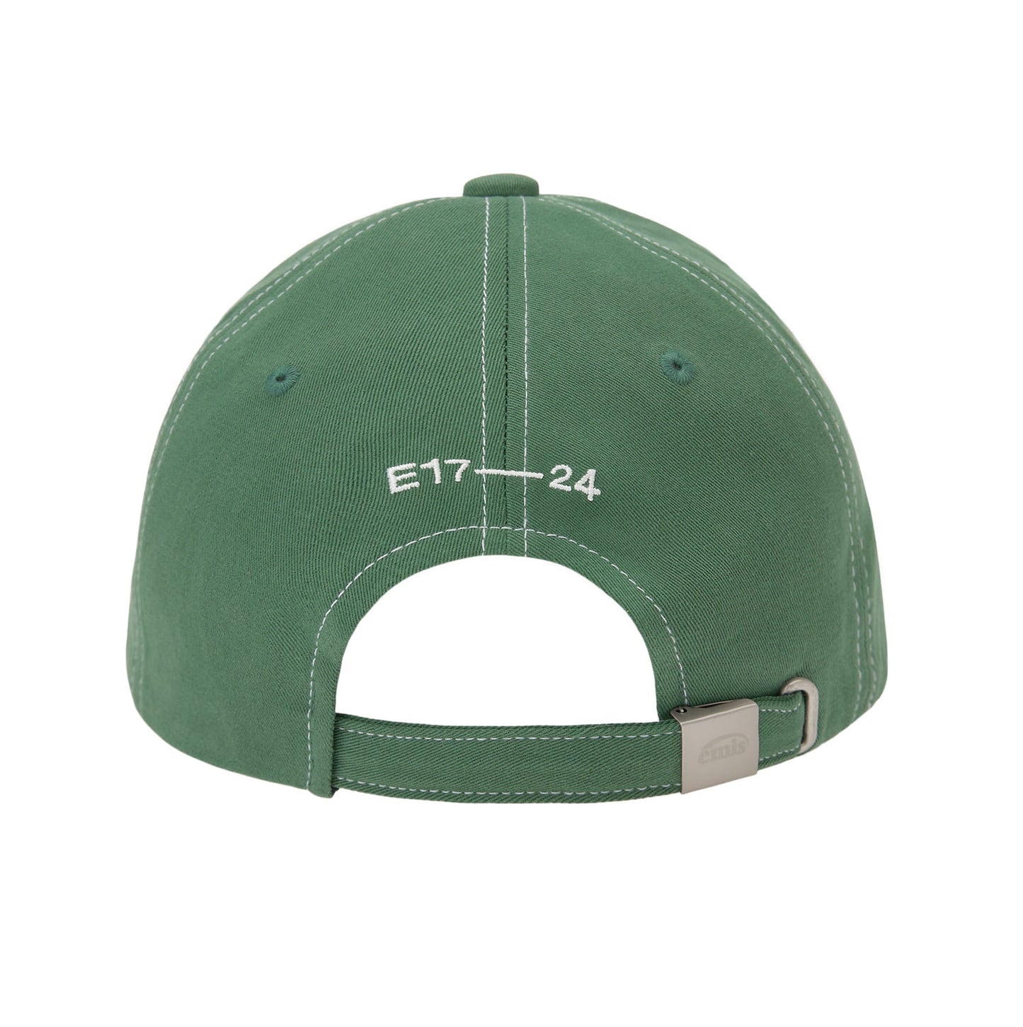 WHITE STITCH BALL CAP-GREEN