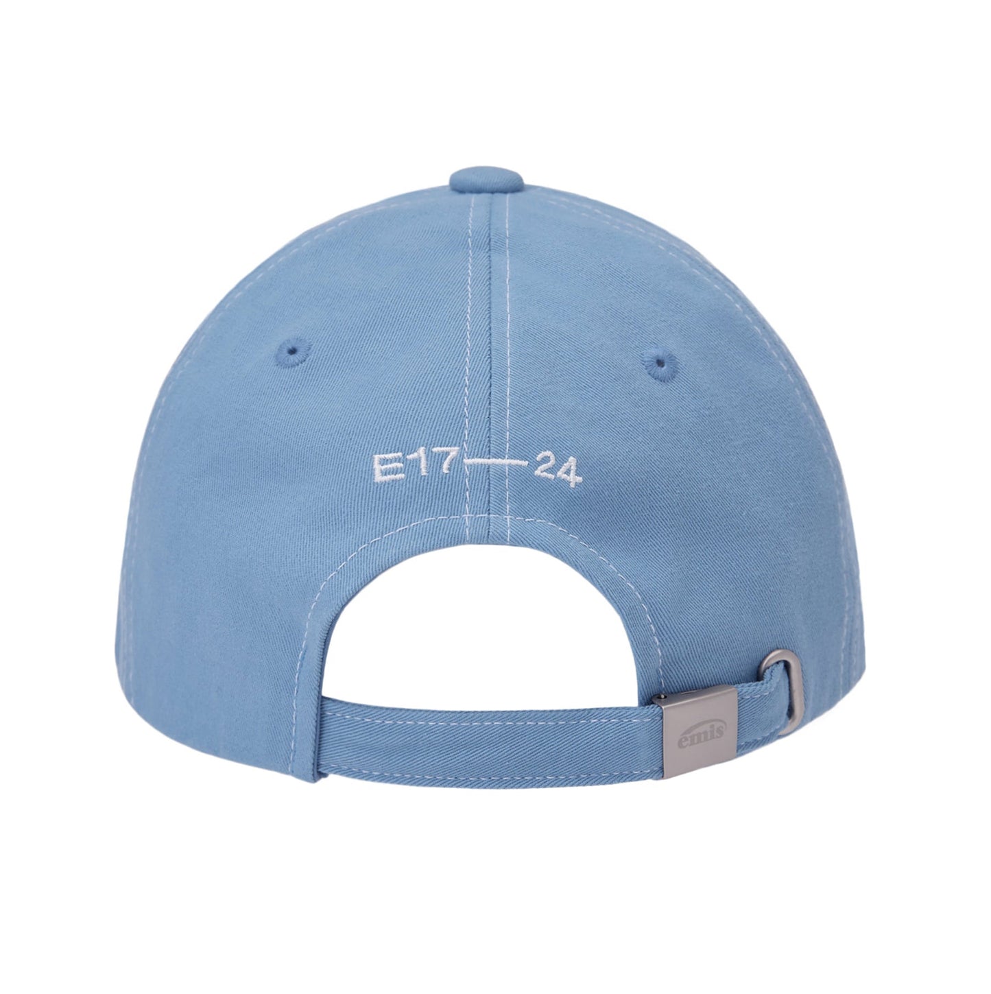 WHITE STITCH BALL CAP-SKY BLUE