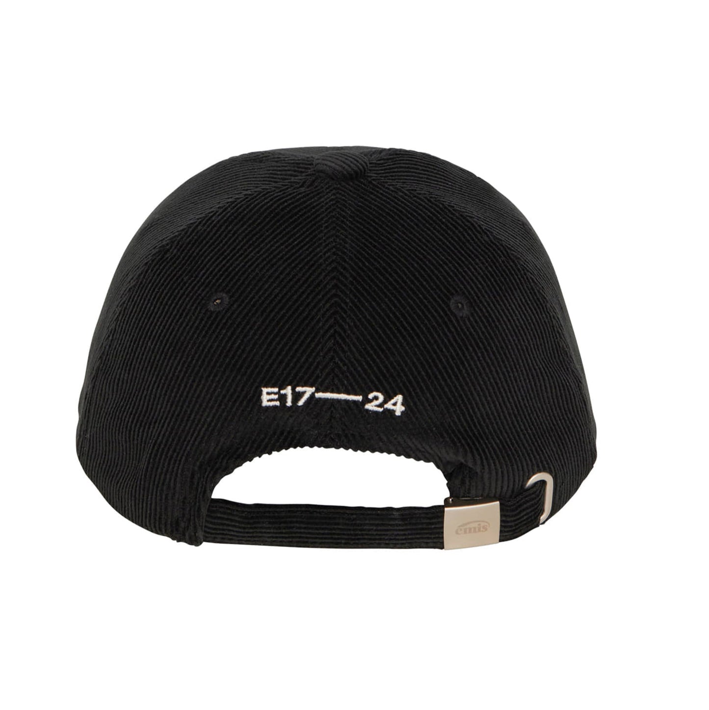 CORDUROY TWO-TONE BALL CAP-BLACK