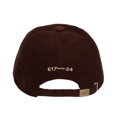 CORDUROY TWO-TONE BALL CAP-WINE