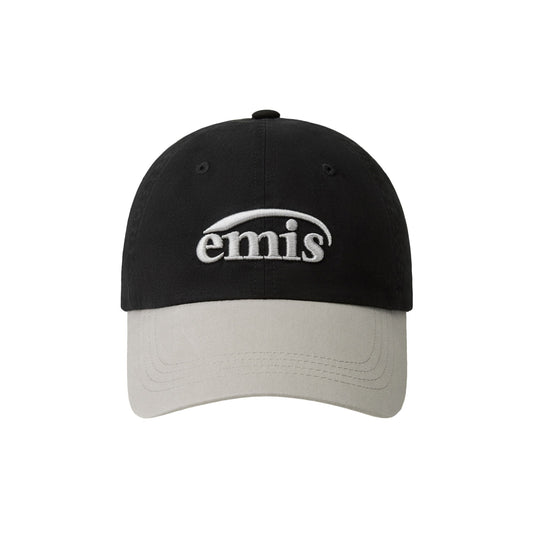 WASHED TWO TONE BALL CAP-BLACK
