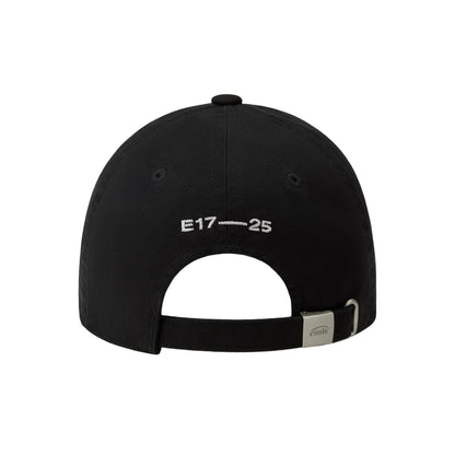 WASHED TWO TONE BALL CAP-BLACK