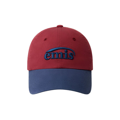 WASHED TWO TONE BALL CAP-RED