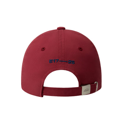 WASHED TWO TONE BALL CAP-RED