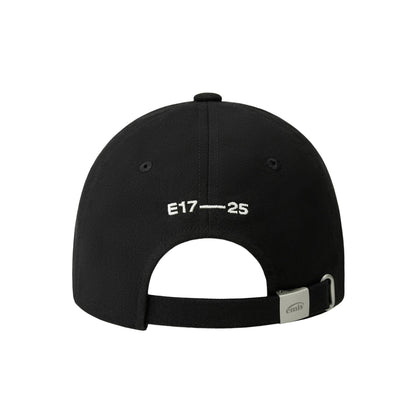 SMALL LOGO BALL CAP-BLACK