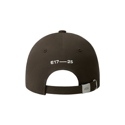 SMALL LOGO BALL CAP-BROWN