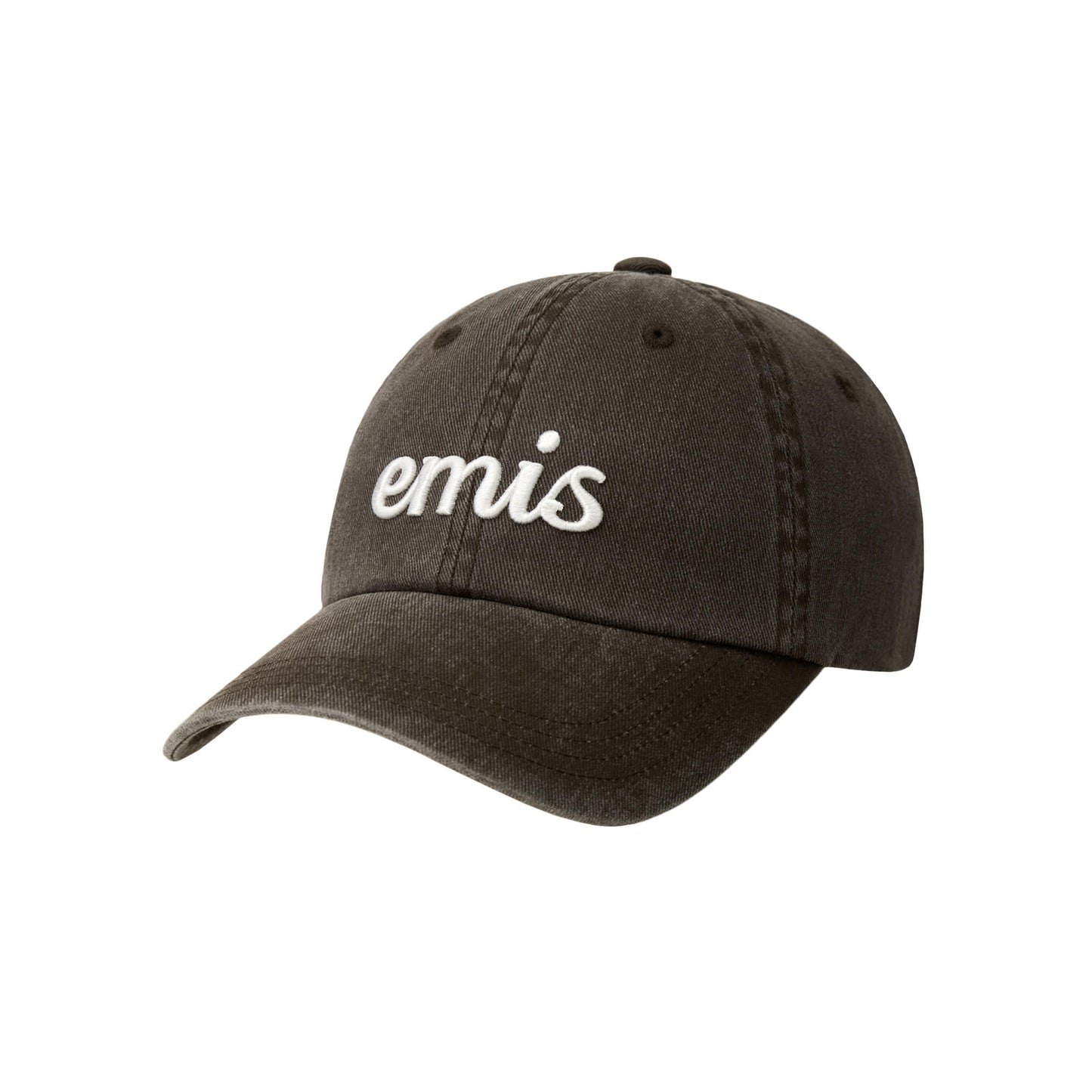 VINTAGE PIGMENT BALL CAP-BROWN