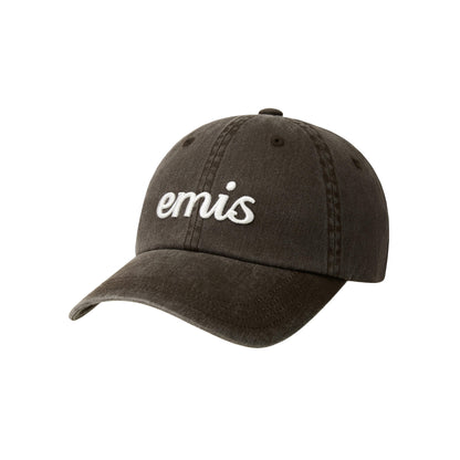 VINTAGE PIGMENT BALL CAP-BROWN