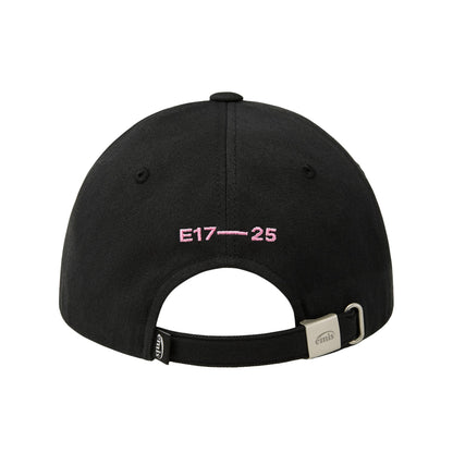 HEART BALL CAP-BLACK/PINK